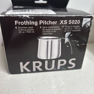 Krups Stainless Steel Frothing Pitcher
